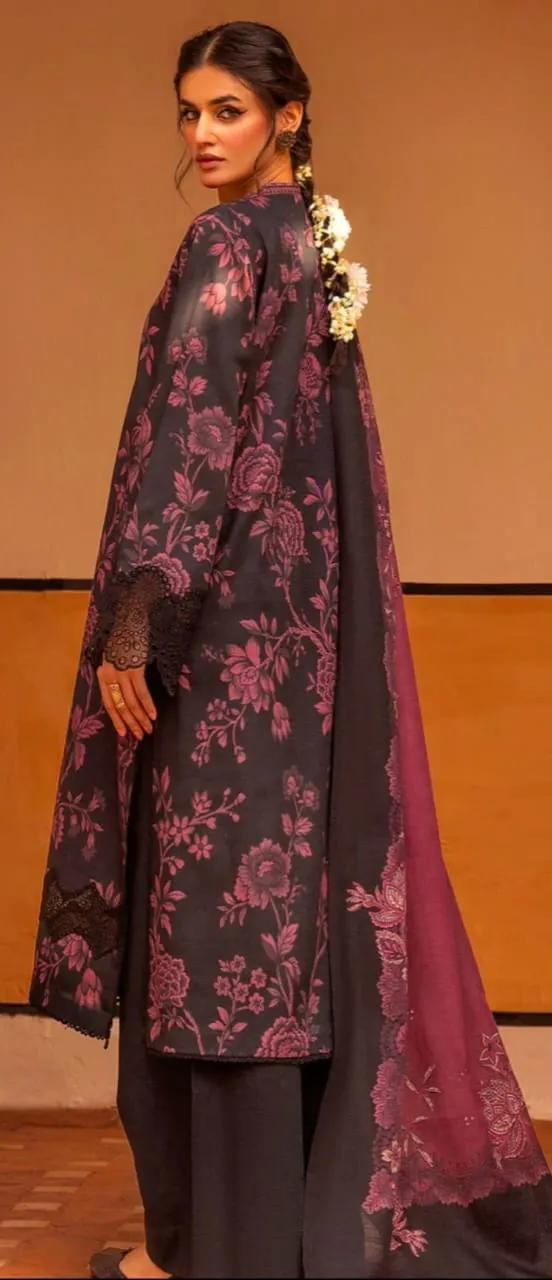 Motifz digital printed khaddar - Image 2